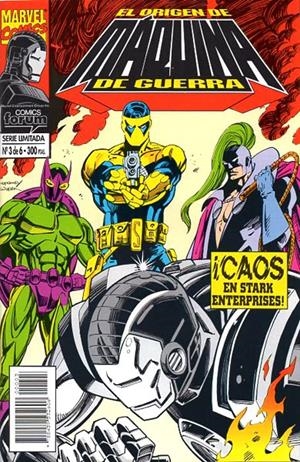IRON MAN MÁQUINA DE GUERRA EL ORIGEN # 03 | 978843953260600003 | LEON KAMINSKY - MIKE DECARLO - KEVIN HOPGOOD | Universal Cómics