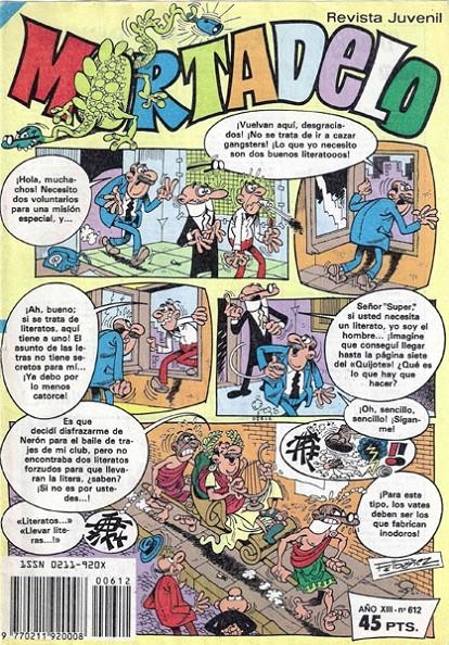 MORTADELO 1970 # 612 | 143291 | FRANCISCO IBAÑEZ - VARIOS AUTORES | Universal Cómics