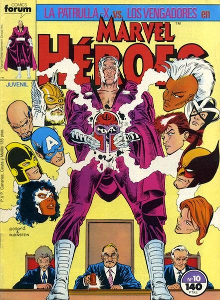 MARVEL HÉROES # 10 PATRULLA-X VS LOS VENGADORES | 978843950357600010 | ROGER STERN - TOM DEFALCO - JIM SHOOTER  - MARC SILVESTRI  - KEITH POLLARD