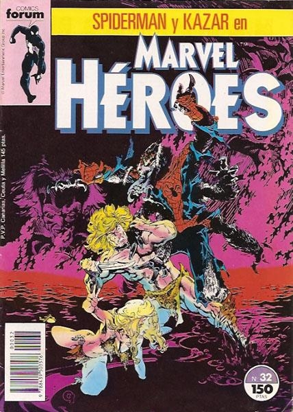 MARVEL HÉROES # 32 SPIDERMAN KA-ZAR | 978843950357600032 | CHRIS CLAREMONT - MICHAEL GOLDEN | Universal Cómics