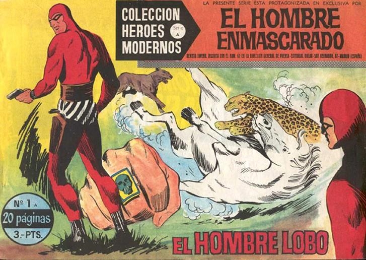 HEROES MODERNOS SERIE A # 01 HOMBRE ENMASCARADO, EL HOMBRE LOBO | 143691 | LEE FALK | Universal Cómics