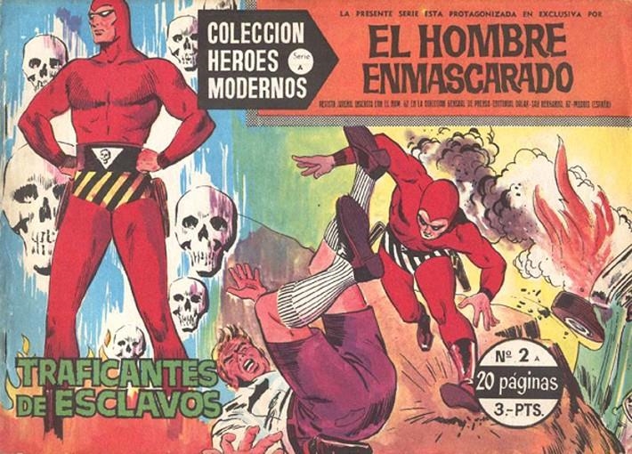 HEROES MODERNOS SERIE A # 02 HOMBRE ENMASCARADO, TRAFICANTES DE ESCLAVOS | 143696 | LEE FALK | Universal Cómics