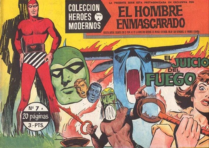 HEROES MODERNOS SERIE A # 07 HOMBRE ENMASCARADO, EL JUICIO DEL FUEGO | 143701 | LEE FALK | Universal Cómics