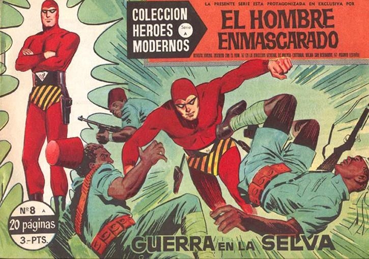 HEROES MODERNOS SERIE A # 08 HOMBRE ENMASCARADO, GUERRA EN LA SELVA | 143702 | LEE FALK