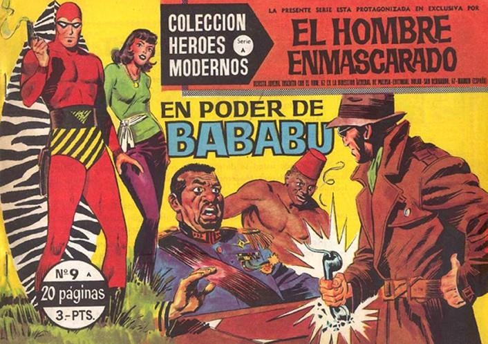 HEROES MODERNOS SERIE A # 09 HOMBRE ENMASCARADO, EN PODER DE BABABU | 143703 | LEE FALK | Universal Cómics