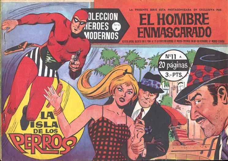 HEROES MODERNOS SERIE A # 11 HOMBRE ENMASCARADO, LA ISLA DE LOS PERROS | 143705 | LEE FALK | Universal Cómics