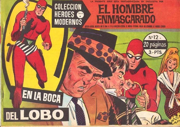 HEROES MODERNOS SERIE A # 12 HOMBRE ENMASCARADO, EN LA BOCA DEL LOBO | 143706 | LEE FALK | Universal Cómics