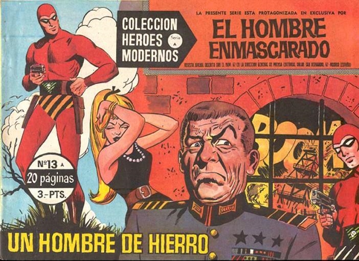 HEROES MODERNOS SERIE A # 13 HOMBRE ENMASCARADO, UN HOMBRE DE HIERRO | 143707 | LEE FALK | Universal Cómics