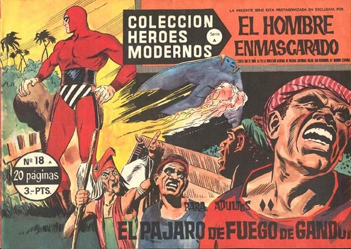 HEROES MODERNOS SERIE A # 18 HOMBRE ENMASCARADO, EL PAJARO DE FUEGO DE GANDOR | 143712 | LEE FALK | Universal Cómics