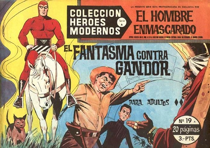 HEROES MODERNOS SERIE A # 19 HOMBRE ENMASCARADO, EL FANTASMA CONTRA GANDOR | 143713 | LEE FALK | Universal Cómics