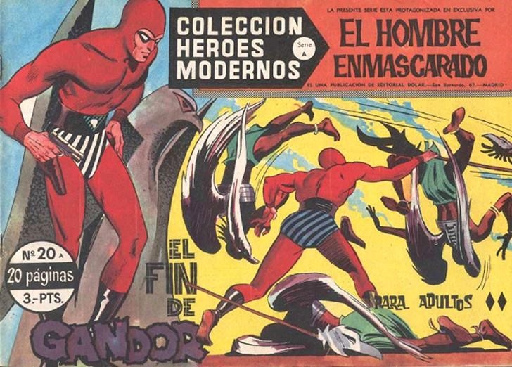 HEROES MODERNOS SERIE A # 20 HOMBRE ENMASCARADO, EL FIN DE GANDOR | 143714 | LEE FALK | Universal Cómics