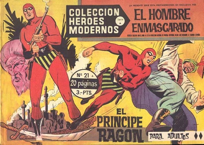 HEROES MODERNOS SERIE A # 21 HOMBRE ENMASCARADO, EL PRINCIPE RAGON | 143715 | LEE FALK | Universal Cómics