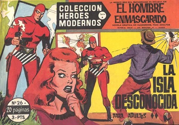 HEROES MODERNOS SERIE A # 26 HOMBRE ENMASCARADO, LA ISLA DESCONOCIDA | 143720 | LEE FALK | Universal Cómics