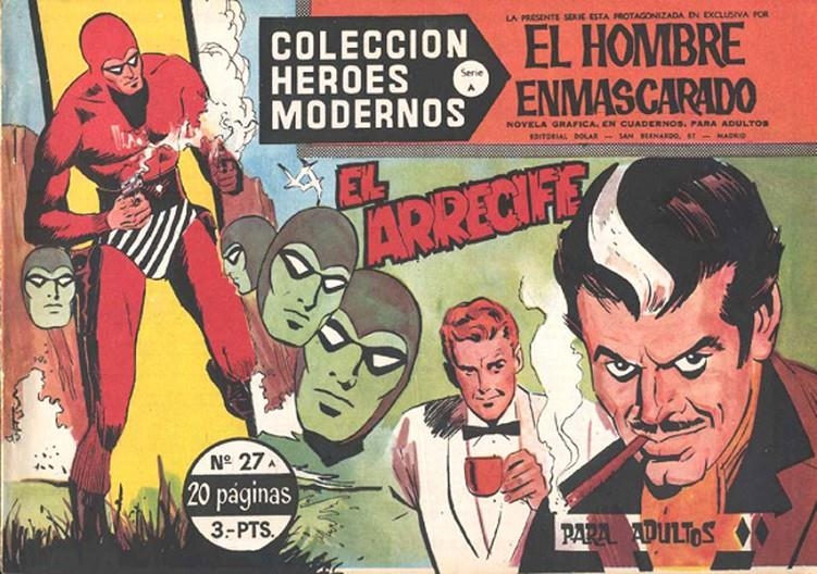 HEROES MODERNOS SERIE A # 27 HOMBRE ENMASCARADO, EL ARRECIFE | 143721 | LEE FALK | Universal Cómics
