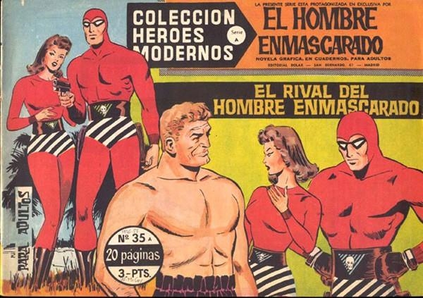 HEROES MODERNOS SERIE A # 35 HOMBRE ENMASCARADO, EL RIVAL DEL HOMBRE ENMASCARADO | 143729 | LEE FALK | Universal Cómics