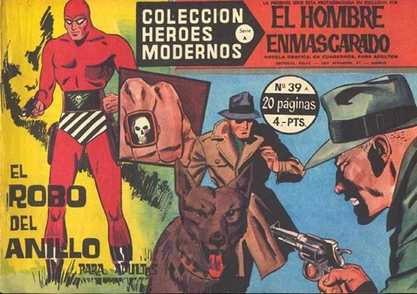 HEROES MODERNOS SERIE A # 39 HOMBRE ENMASCARADO, EL ROBO DEL ANILLO | 143733 | LEE FALK | Universal Cómics
