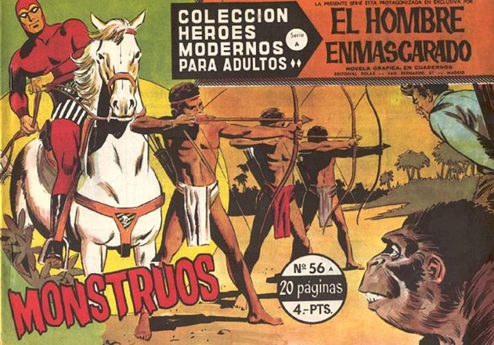 HEROES MODERNOS SERIE A # 56 HOMBRE ENMASCARADO, MONSTRUOS | 143750 | LEE FALK | Universal Cómics