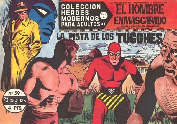 HEROES MODERNOS SERIE A # 59 HOMBRE ENMASCARADO, LA PISTA DE LOS TUGGHES | 143753 | LEE FALK | Universal Cómics