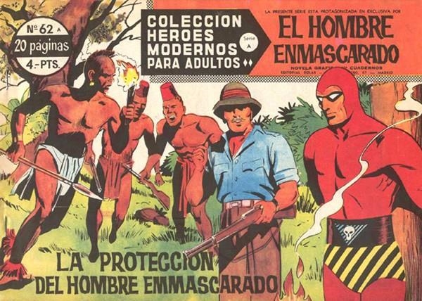 HEROES MODERNOS SERIE A # 62 HOMBRE ENMASCARADO, LA PROTECCION DEL HOMBRE ENMASCARADO | 143756 | LEE FALK | Universal Cómics