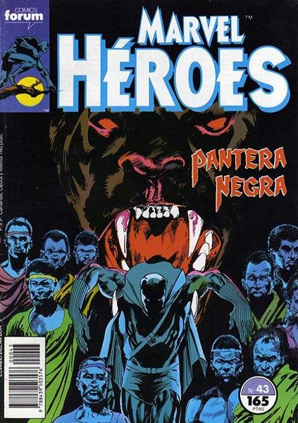 MARVEL HÉROES # 43 PANTERA NEGRA | 978843950357600043 | PETER B. GILLIS - DENNYS COWAN - SAM DE LA ROSA | Universal Cómics