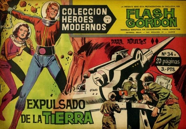 HEROES MODERNOS SERIE B # 34 FLASH GORDON | 143803 | DAN BARRY | Universal Cómics