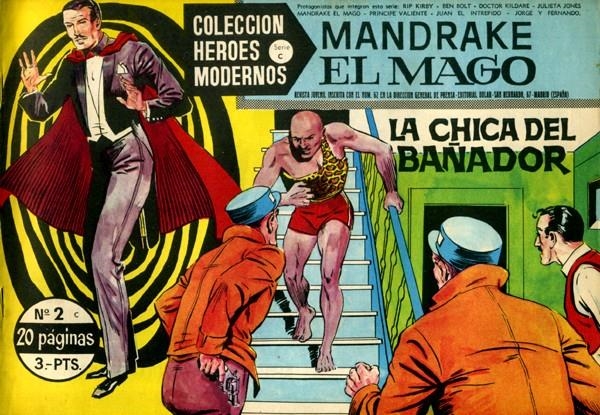 HEROES MODERNOS SERIE C # 02 MANDRAKE EL MAGO | 143846 | LEE FALK - PHIL DAVIS | Universal Cómics