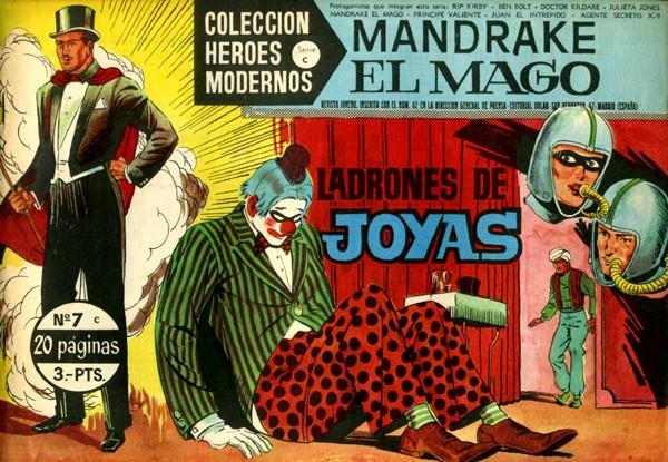 HEROES MODERNOS SERIE C # 07 MANDRAKE EL MAGO | 143851 | LEE FALK - PHIL DAVIS | Universal Cómics