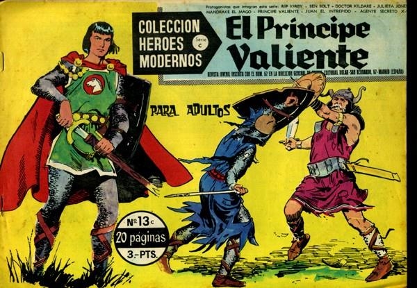 HEROES MODERNOS SERIE C # 13 EL PRINCIPE VALIENTE | 143857 | HAL FOSTER