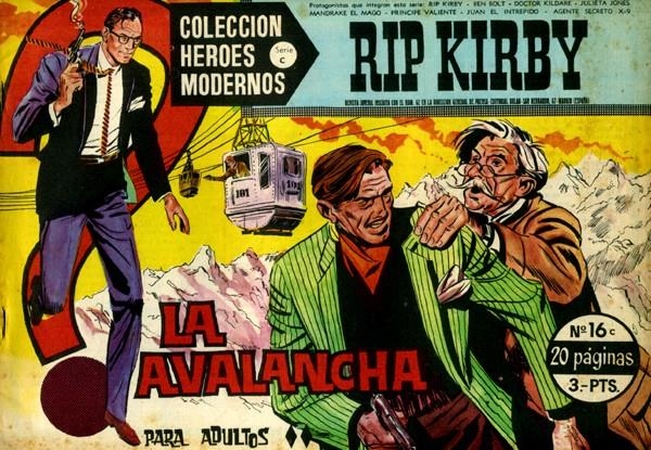 HEROES MODERNOS SERIE C # 16 RIP KIRBY | 143860 | JOHN PRENTICE | Universal Cómics