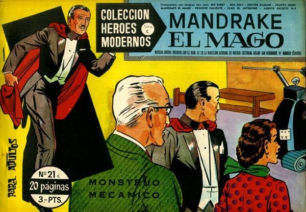 HEROES MODERNOS SERIE C # 21 MANDRAKE EL MAGO | 143865 | LEE FALK - PHIL DAVIS