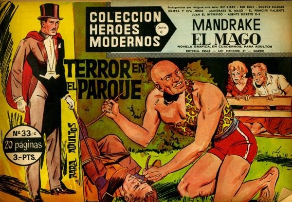 HEROES MODERNOS SERIE C # 33 MANDRAKE EL MAGO | 143877 | LEE FALK - PHIL DAVIS | Universal Cómics