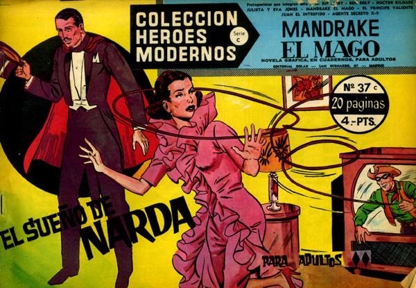 HEROES MODERNOS SERIE C # 37 MANDRAKE EL MAGO | 143881 | LEE FALK - PHIL DAVIS | Universal Cómics