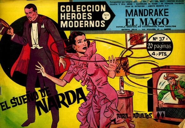 HEROES MODERNOS SERIE C # 37 MANDRAKE EL MAGO | 143881 | LEE FALK - PHIL DAVIS
