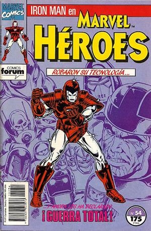 MARVEL HÉROES # 54 IRON MAN STARK WARS | 978843950357600054 | DAVID MICHELINIE - BOB LAYTON - MARK BRIGHT | Universal Cómics
