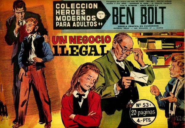 HEROES MODERNOS SERIE C # 53 BEN BOLT | 143897 | JOHN CULLEN MURPHY | Universal Cómics