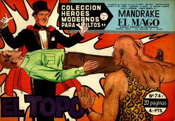 HEROES MODERNOS SERIE C # 74 MANDRAKE EL MAGO | 143918 | LEE FALK - PHIL DAVIS | Universal Cómics