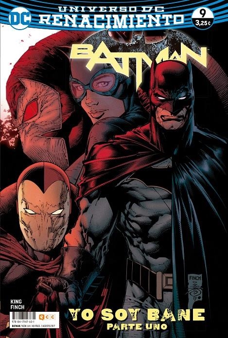 BATMAN # 064 RENACIMIENTO 9 YO SOY BANE PARTE 1 | 9788417147631 | TOM KING - DAVID FINCH | Universal Cómics