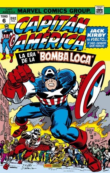CAPITÁN AMERICA OMNIGOLD # 06 CAPITÁN AMERICA LA ERA DE LA BOMBA LOCA, Y EL HALCÓN | 9788491671237 | JACK KIRBY