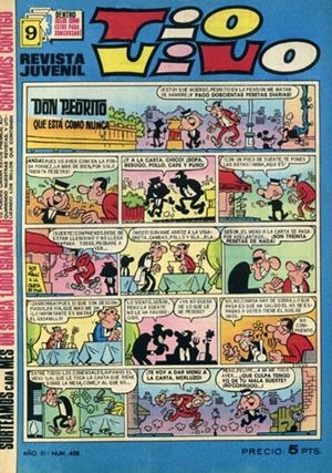 TIO VIVO # 408 | 145700 | CONTI - ESCOBAR - ENRICH - NENÉ ESTIVILL - FIGUERAS - IBÁÑEZ - VARIOS AUTORES | Universal Cómics