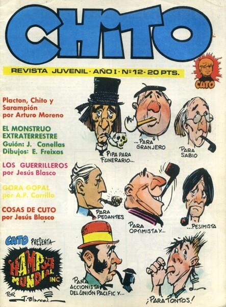 CHITO REVISTA JUVENIL # 12 | 145914 | JESUS BLASCO - EMILI FREIXAS - JORDI BUIXADE - A. P. CARRILLO - VARIOS AUTORES