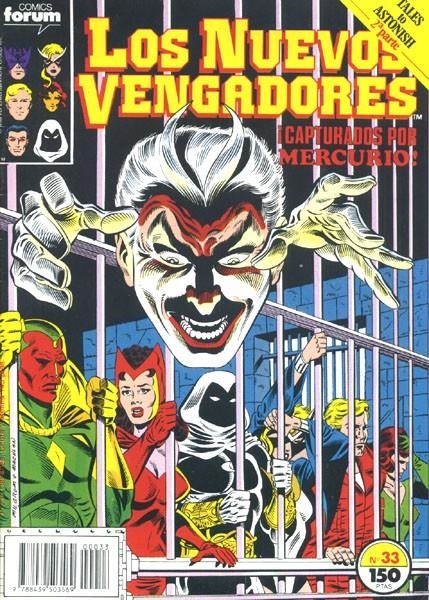 NUEVOS VENGADORES # 33 | 978843950356900033 | STEVE ENGLEHART  -  AL MILGROM - JOE SINNOTT - PETER B GILLIS - DON PERLIN | Universal Cómics