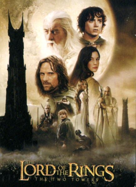 LORD OF THE RINGS THE TWO TOWERS COMPLETE UPDATE TRADING CARD SET | 148786 | TOPPS