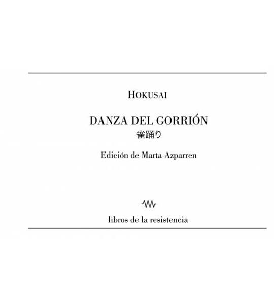 DANZA DEL GORRION | 9788415766292 | HOKUSAU | Universal Cómics