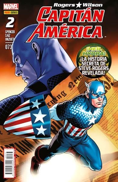 2aMA CAPITÁN AMÉRICA VOL 8 # 073 STEVE ROGERS Y SAM WILSON 2 HEIL HYDRA ! | 2M149130 | NICK SPENCER - JESUS SAINZA - DANIEL ACUÑA