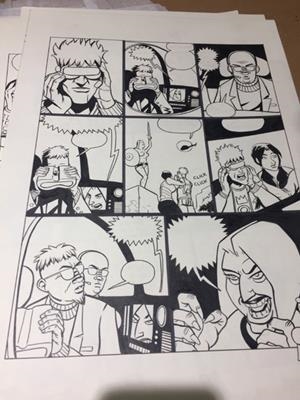 PÁGINA ORIGINAL DE JAVI RODRÍGUEZ COMPROBANDO LA REALIDAD 18 | 149798 | JAVIER RODRIGUEZ | Universal Cómics