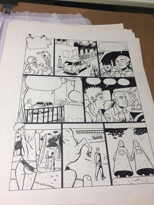 PÁGINA ORIGINAL DE JAVI RODRÍGUEZ COMPROBANDO LA REALIDAD 22 | 149802 | JAVIER RODRIGUEZ | Universal Cómics