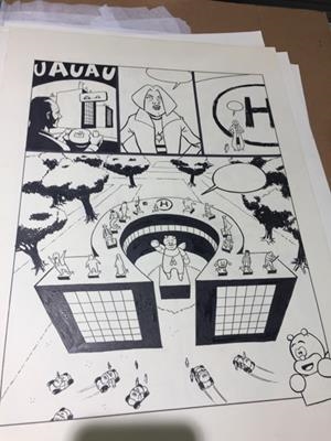 PÁGINA ORIGINAL DE JAVI RODRÍGUEZ COMPROBANDO LA REALIDAD 24 | 149804 | JAVIER RODRIGUEZ | Universal Cómics