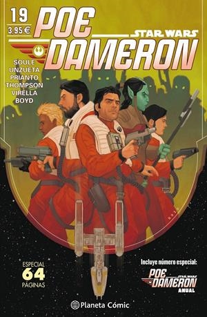STAR WARS POE DAMERON # 19 | 9788491467588 | CHARLES SOULE - ANGEL UNZUETA - ROBERT P. THOMPSON - NICOLE VIRELLA | Universal Cómics