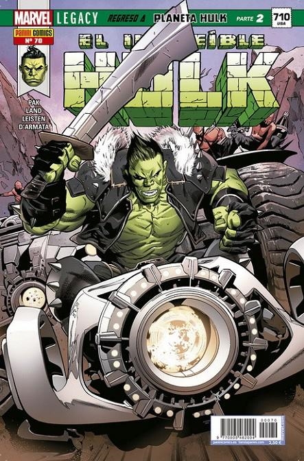 INCREÍBLE HULK VOLUMEN II # 070 MARVEL LEGACY | 977000546200400070 | GREG PAK - GREG LAND