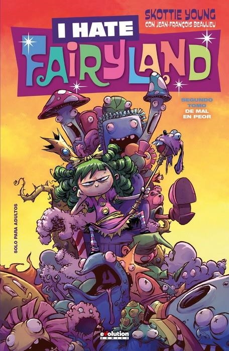 I HATE FAIRYLAND # 02 DE MAL EN PEOR | 9788491673460 | SKOTTIE YOUNG - JEAN-FRANCOIS BEAULIEU | Universal Cómics